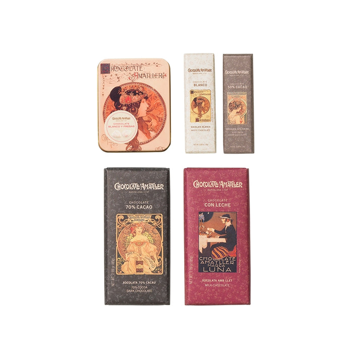 Darčekový set zo 4 druhov čokolády